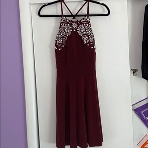Bejeweled Skater Dress